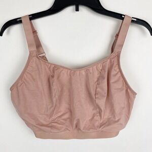 Panache Adore Bra Women 38H Rose Wireless Non-Wired Lounge 10651